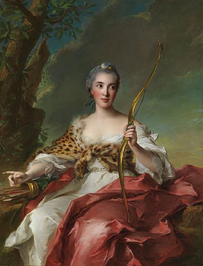 Jean Marc Nattier Madame de Maison-Rouge as Diana Germany oil painting art